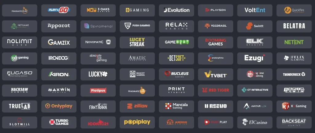 Game Providers RocketPlay online